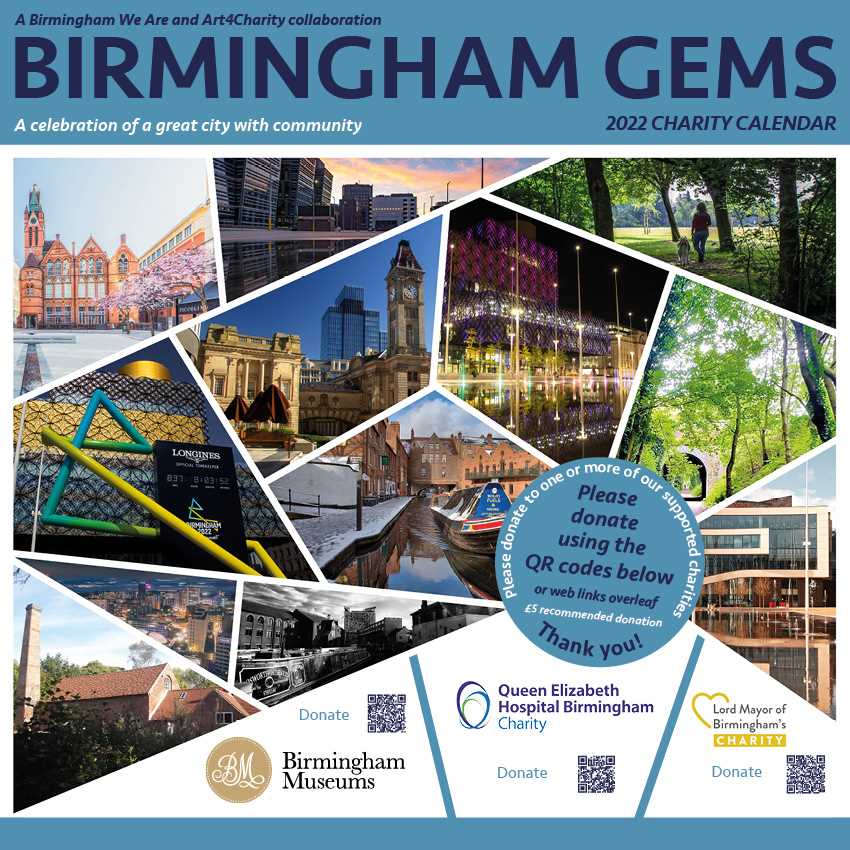 Birmingham Gems Charity Calendar 2022 - Collect or Download & Print